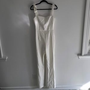 Black Halo Dana Jumpsuit - Porcelain